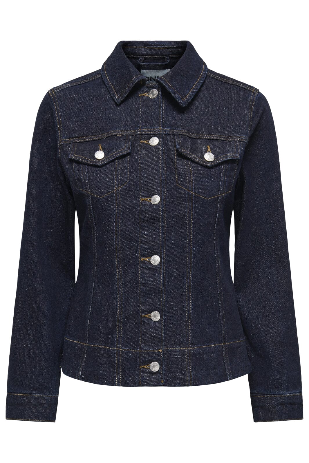 Only - Onlmadison Ls Shaped Jacket Mae - 4657628 Dark Blue Denim Jakker