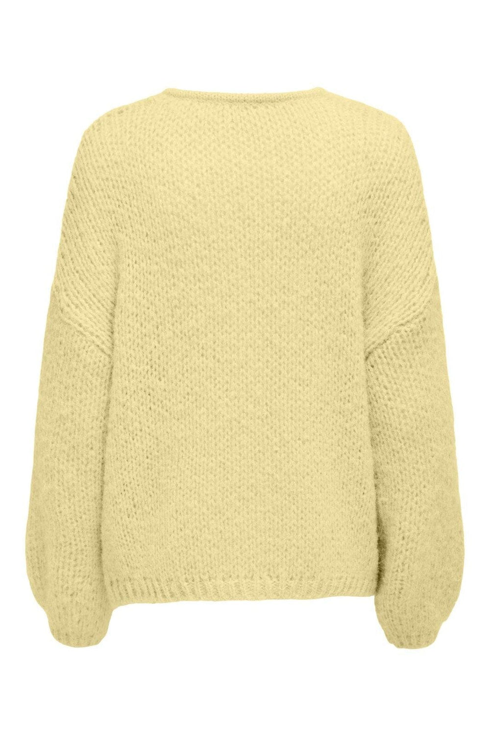 Only - Onlnordic Life Ls O-Neck Knt - 4829010 French Vanilla