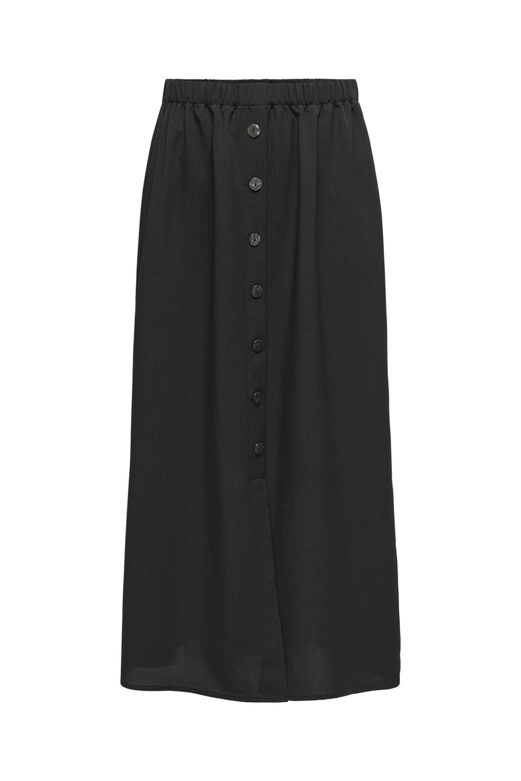 Only - Onlnova Life Elite Button Skirt Solid - 4688964 Black