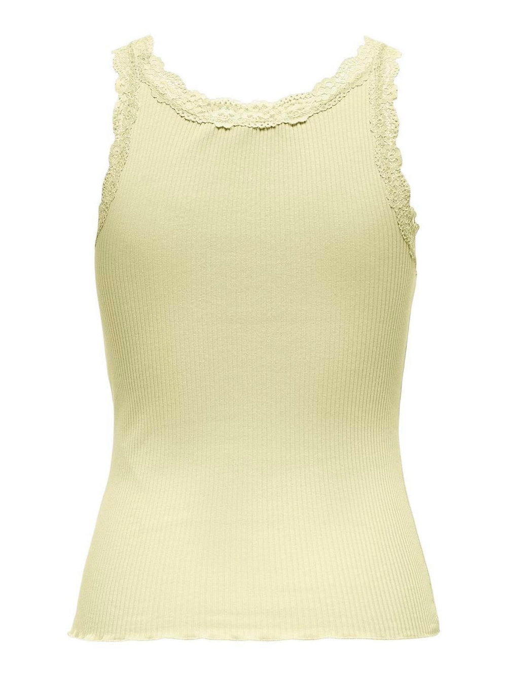 Only - Onlsara Sharai Lace Tank Top - 4944514 Double Cream
