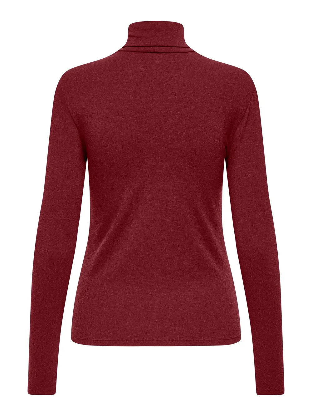 Only - Onlsia L/S Roll Neck Top Box - 4891631 Black Coffee Melange Toppe