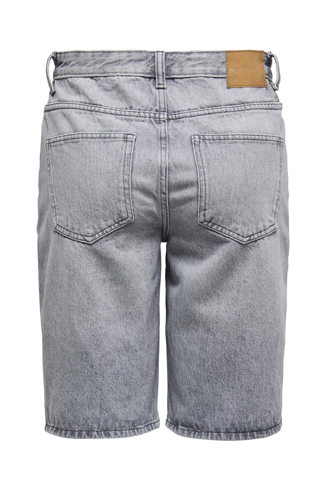 Only - Onlsonny Wide Shorts 15256709 - 4731040 - Light Grey Denim