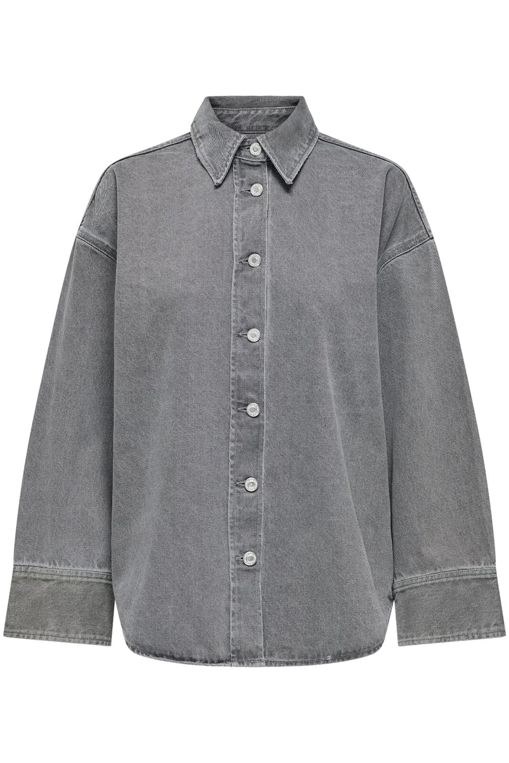 Only - Onlsophie L/S Oversized Jkt Sik - 4669953 Medium Grey Denim Jakker