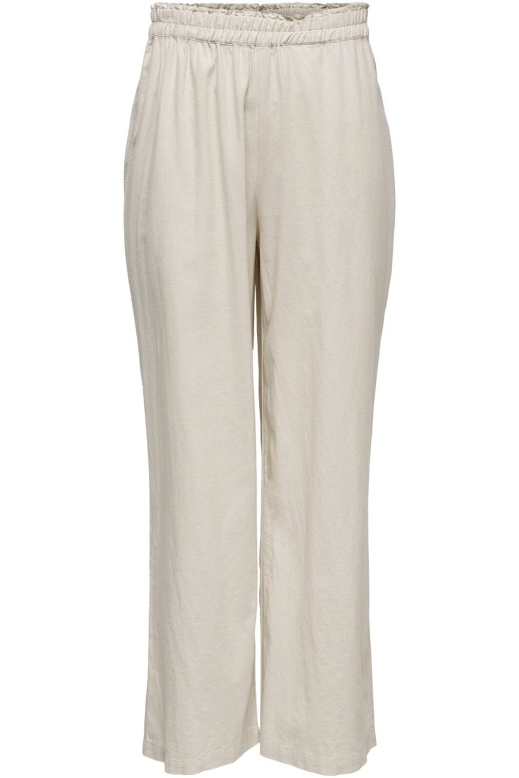 Only - Onltokyo Linen Blend Pant - 3996929 Moonbeam Bukser