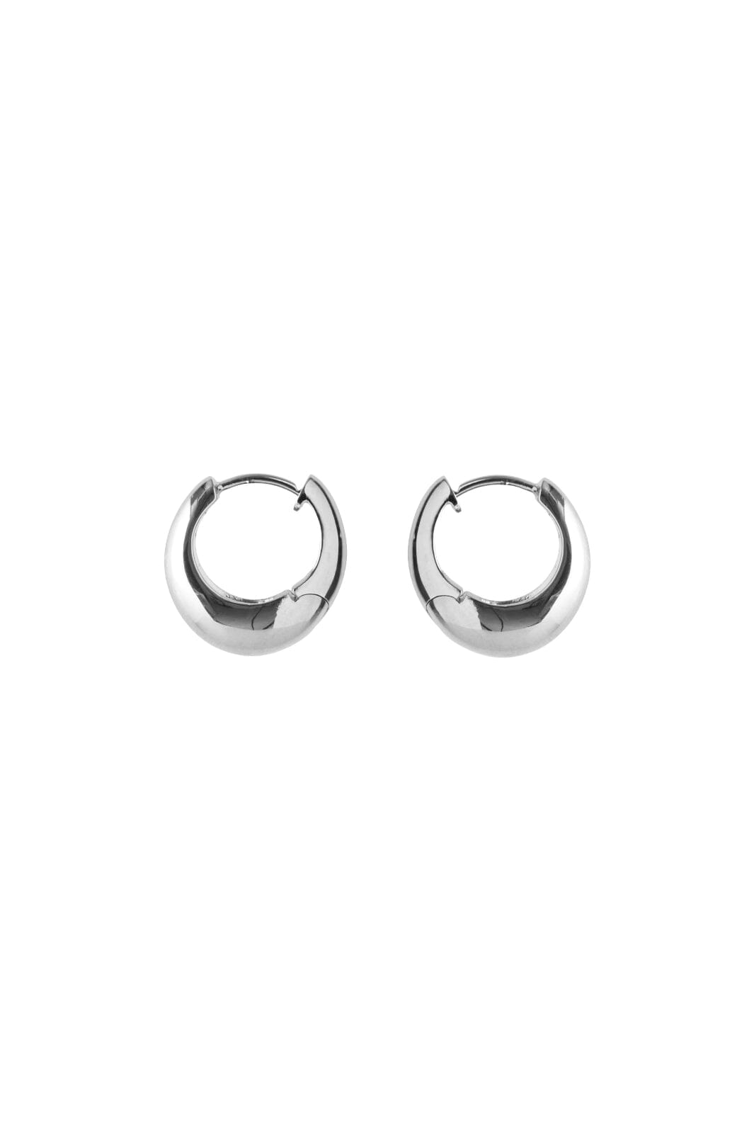 Pernille Corydon Jewellery - Mini Globe Huggies - Silver Øreringe