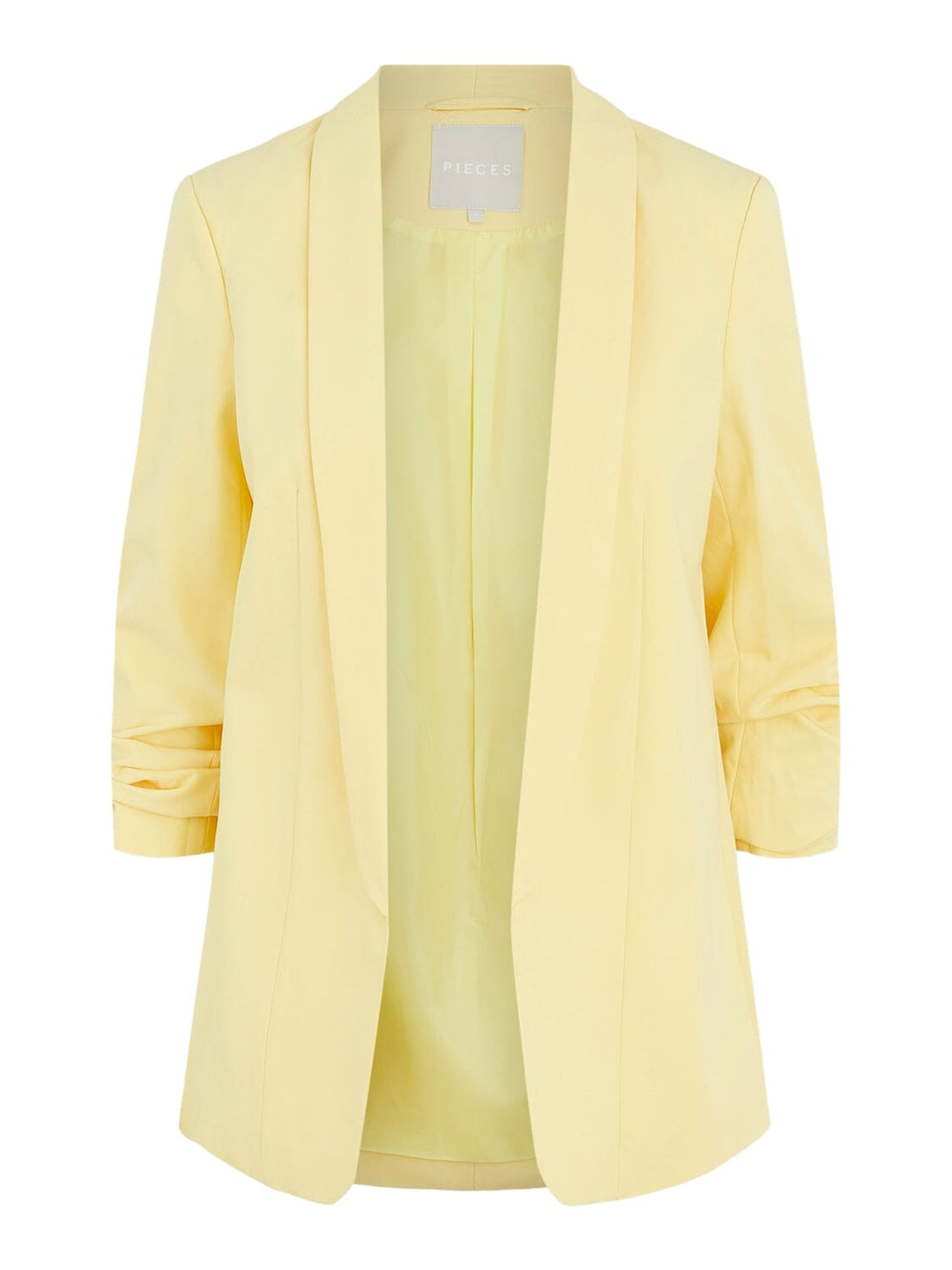 Pieces - Pcbosella 3/4 Blazer - 4642150 Pale Banana Blazere