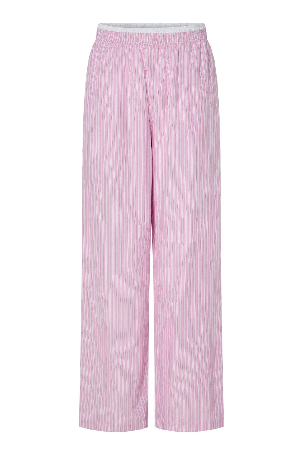 Pieces - Pcfamma Straight Pant Fsy - 4912400 Pink Tulle White/Pink Stripes