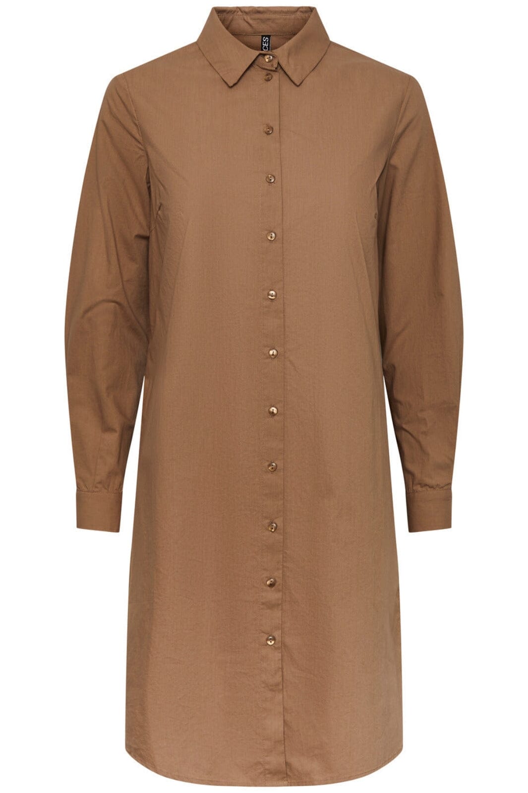 Pieces - Pcjayla Ls Shirt Dress - Fossil