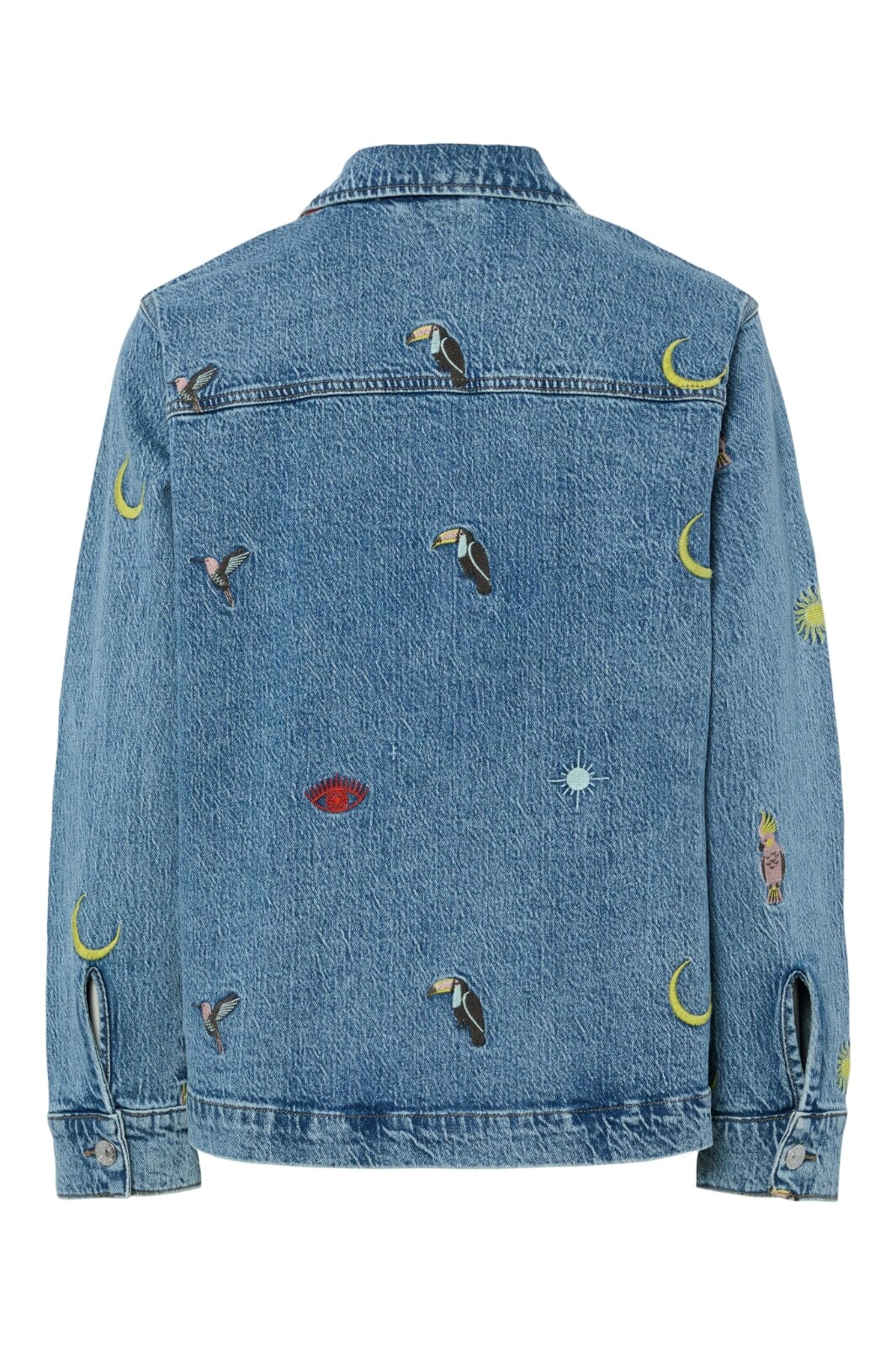 Pieces - Pcjidi Ls Denim Shacket Mpa - 4817585 Medium Blue Denim