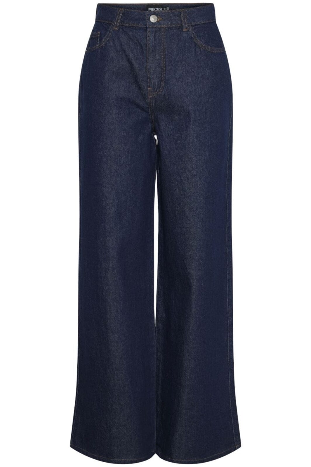 Pieces - Pcselma Wide Jeans Rinse - 4555283 Dark Blue Denim