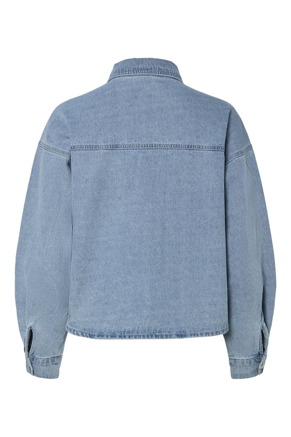 Pieces - Pctamra Rhinestone Denim Jacket - 4735167 Light Blue Denim Rhinestone