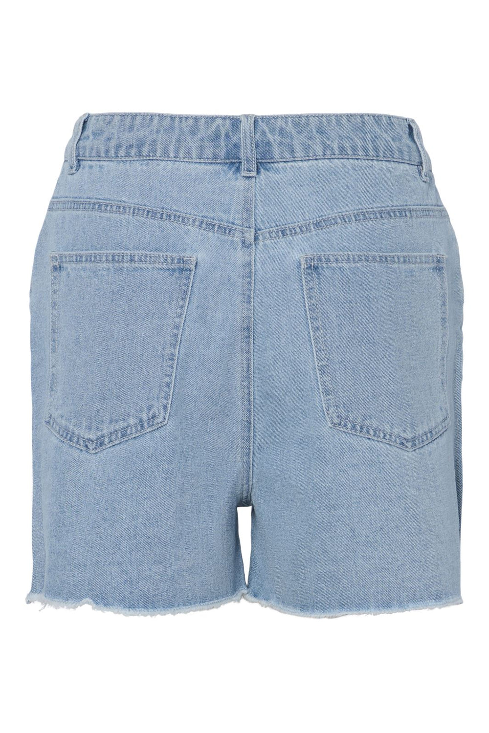 Pieces - Pctamra Rhinestone Denim Shorts - 4735172 Light Blue Denim Rhinestone