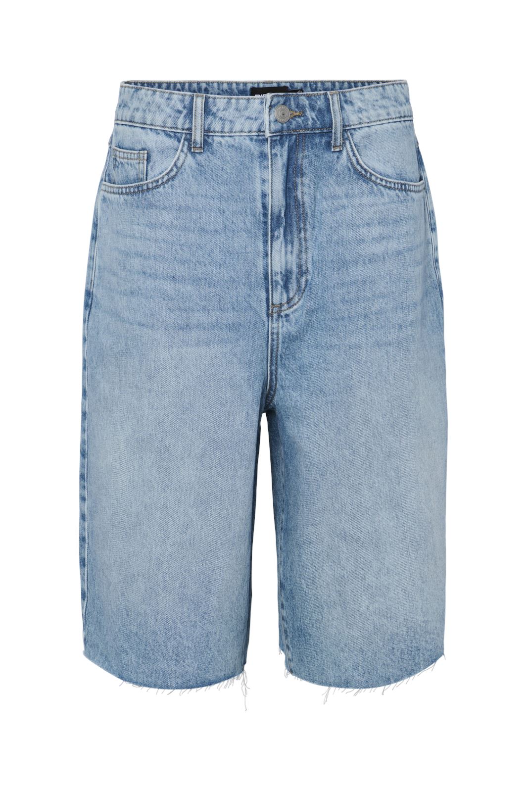 Pieces - Pctasha Baggy Denim Shorts - 4732168 Light Blue Denim