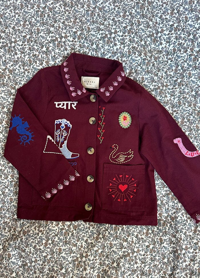 Sissel Edelbo - My MINI Jacket SE 1666 - Burgundy Jakker