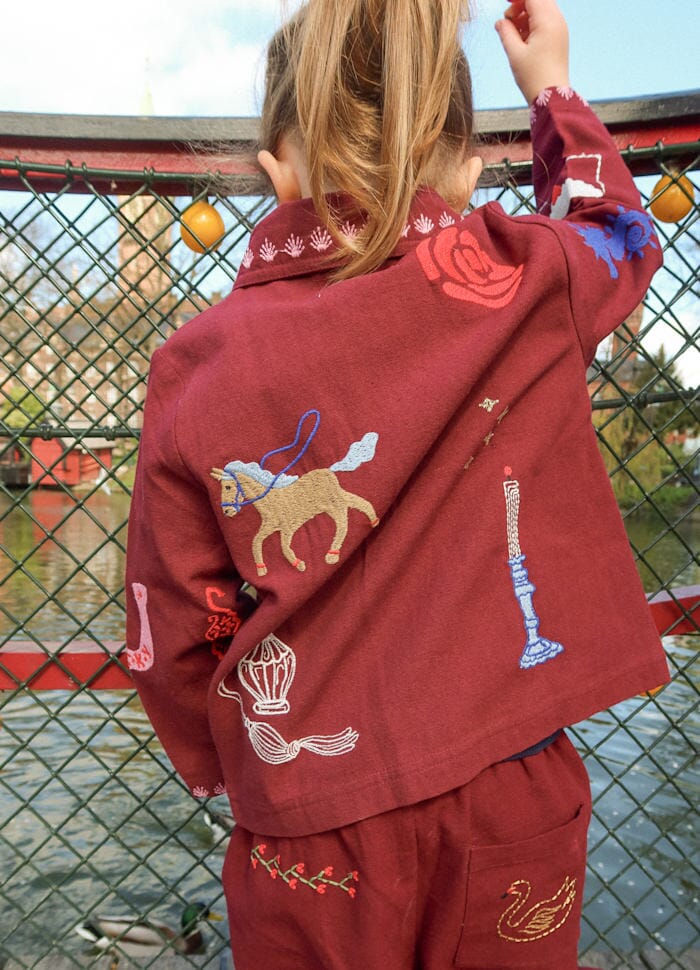 Sissel Edelbo - My MINI Jacket SE 1666 - Burgundy Jakker