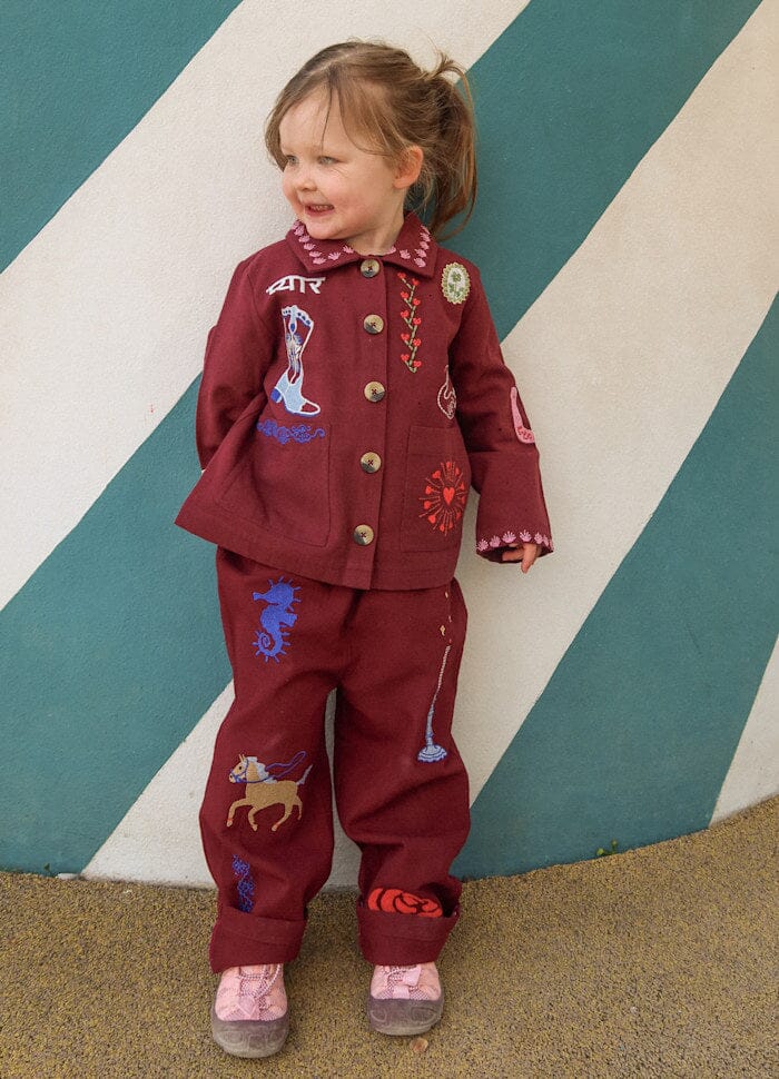 Sissel Edelbo - My MINI Jacket SE 1666 - Burgundy Jakker