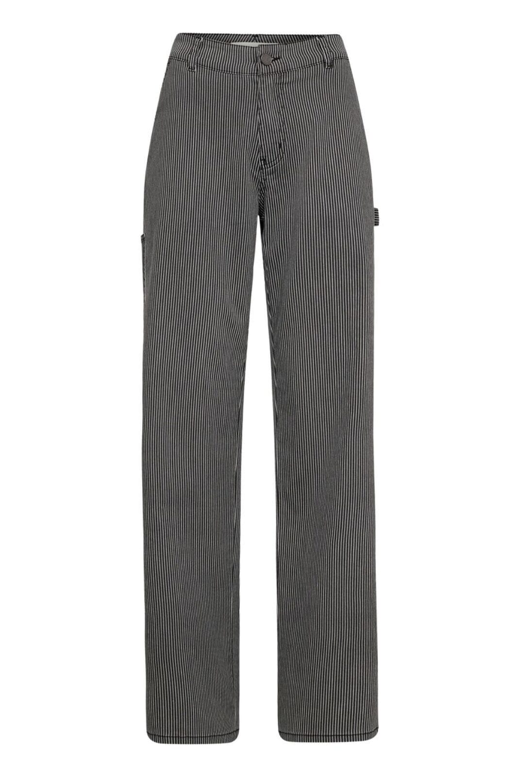 Sofie Schnoor - Trousers - 1021 Black Thin Stripe Bukser