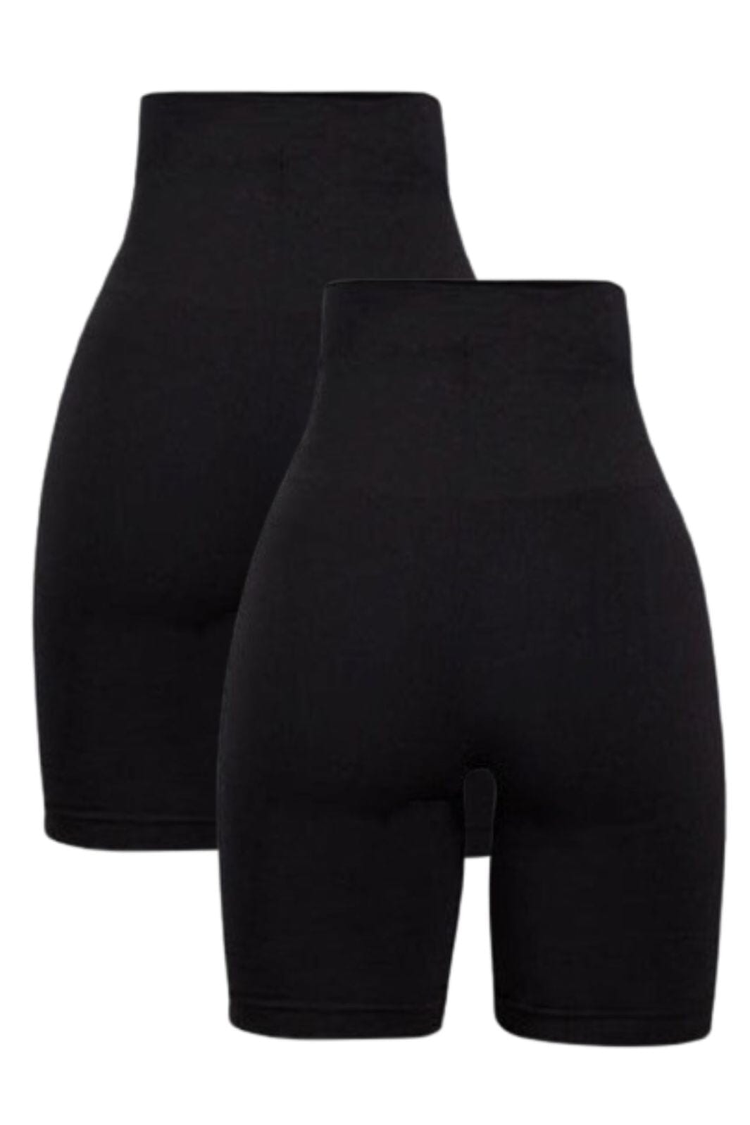 Soft basic - Soffi High shorts 2 pak - black Shorts