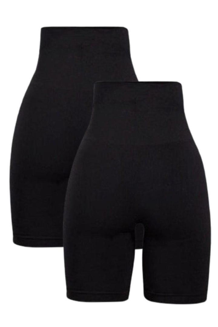 Soft basic - Soffi High shorts 2 pak - black Shorts