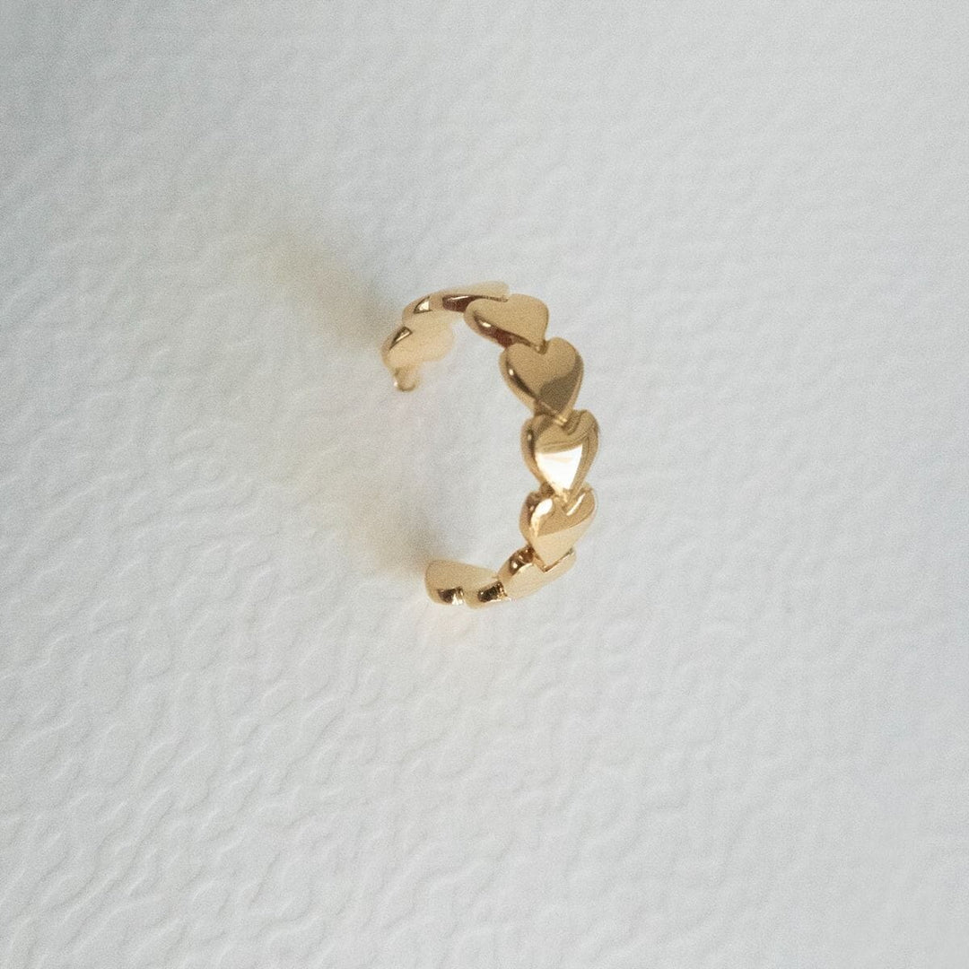 Stine A - Petit Love Heart Creol - 1388-02-S Øreringe