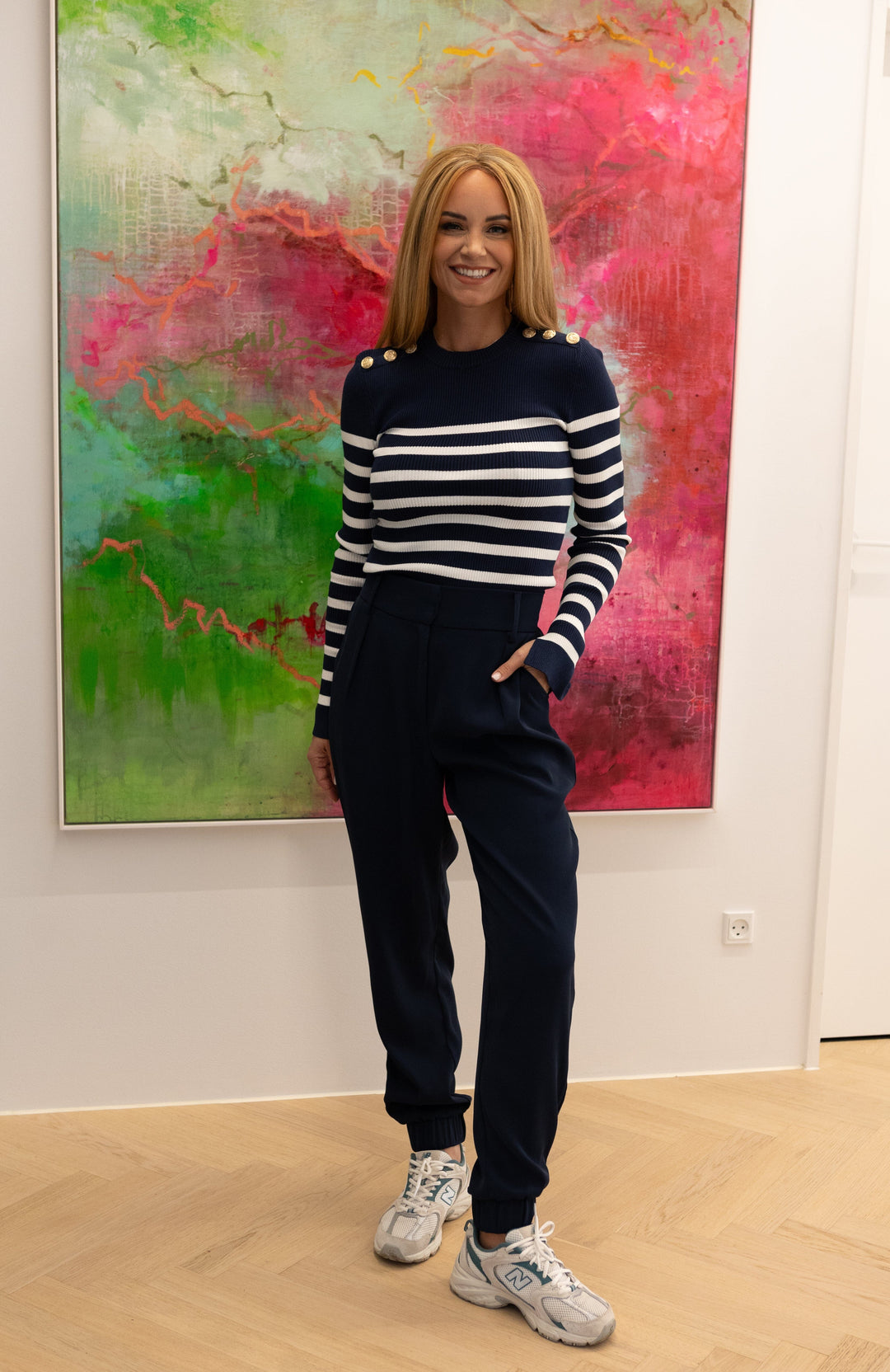 Valentin Studio - Pretty Pants - Navy Bukser