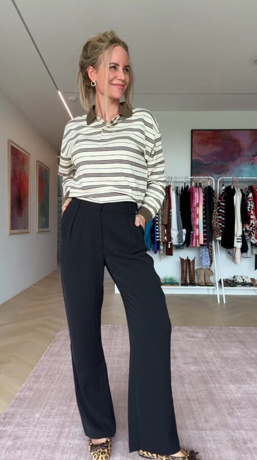 Valentin Studio - Pretty Pants Wide - Black Bukser