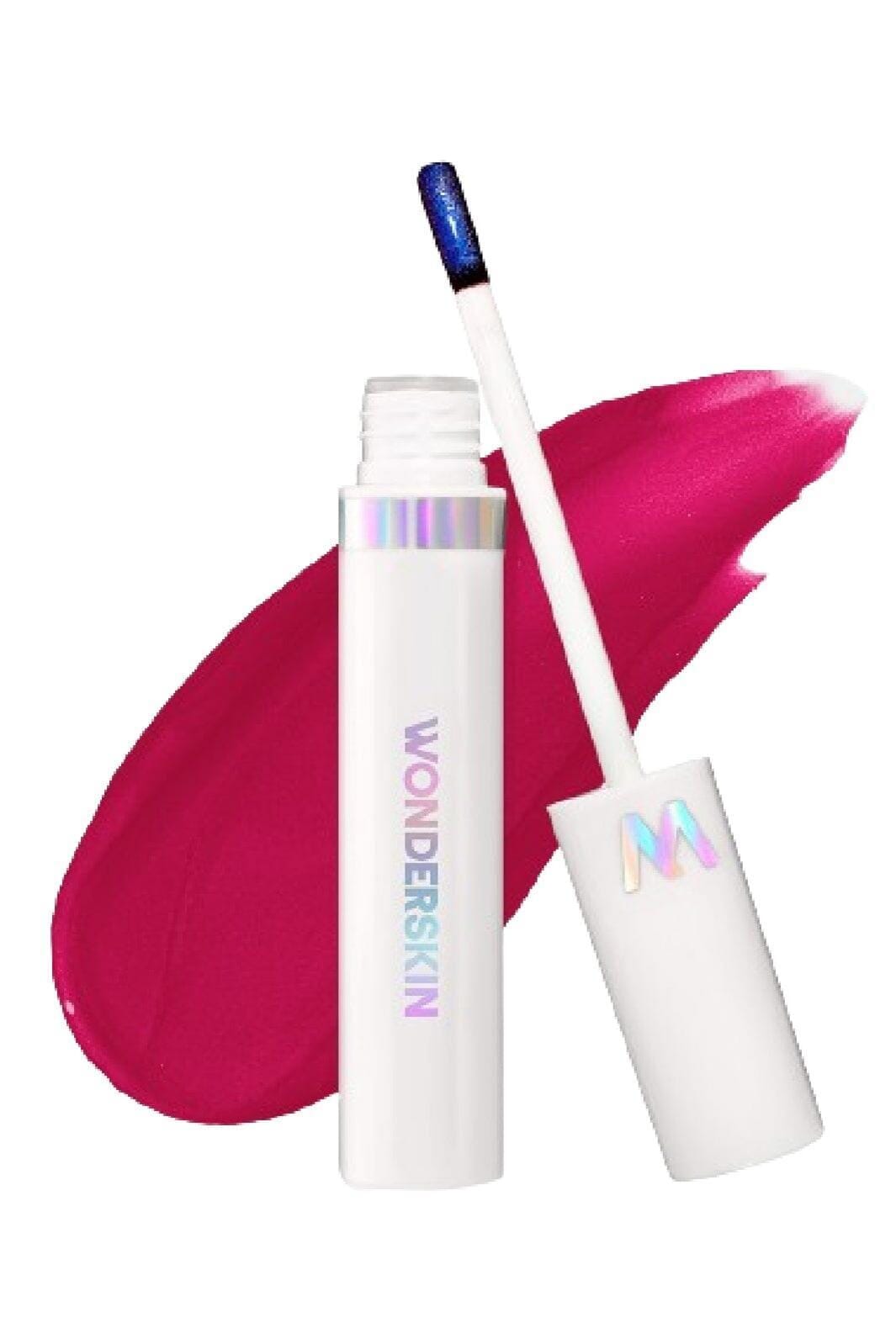 Forudbestilling - Wonderskin - Wonder Blading Lip Stain Masque DARLING - Darling (Bright Plum) Læbestift
