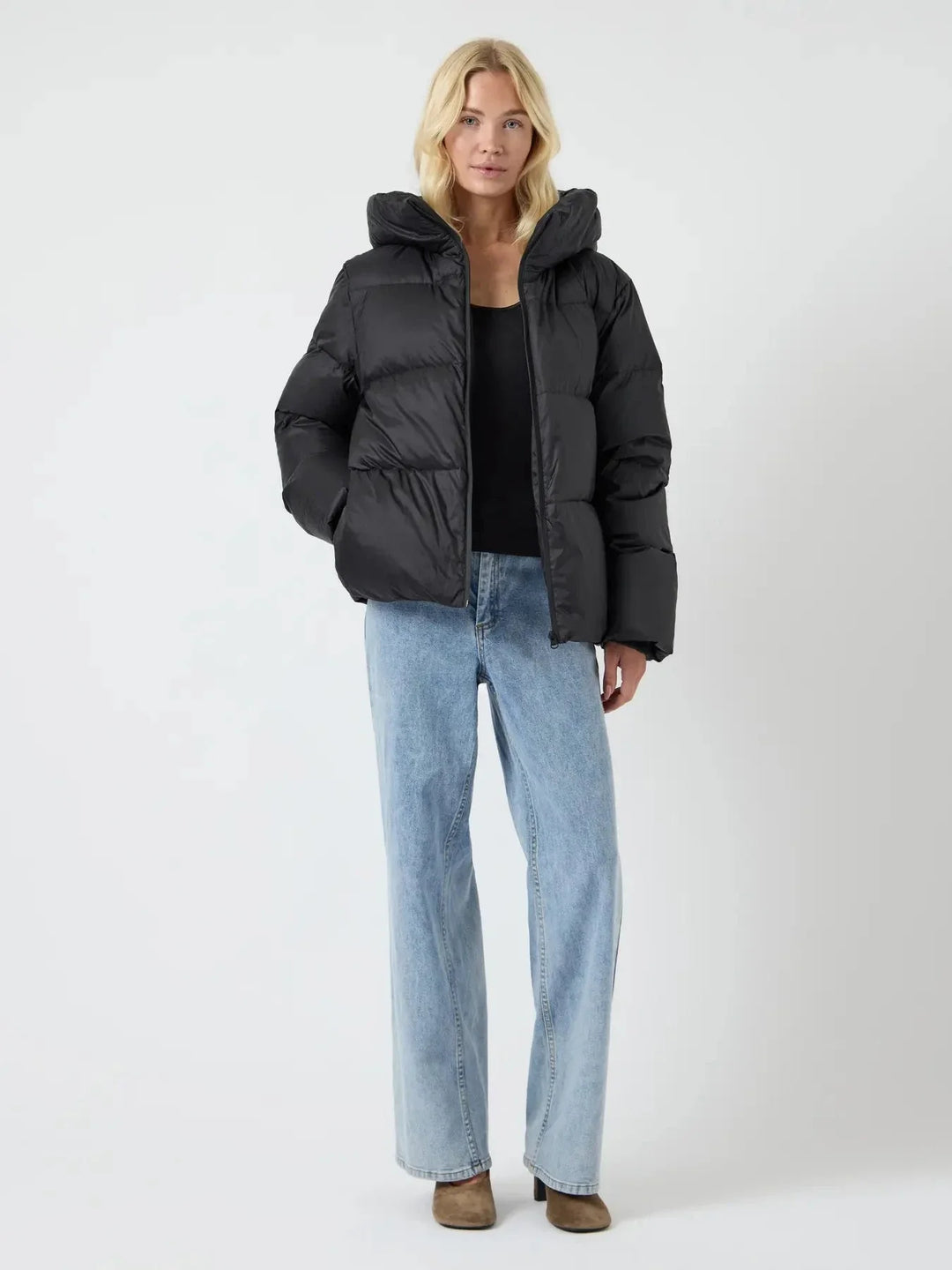 Y.A.S - Yaspoppel Down Blend Jacket - 4872556 Black Jakker