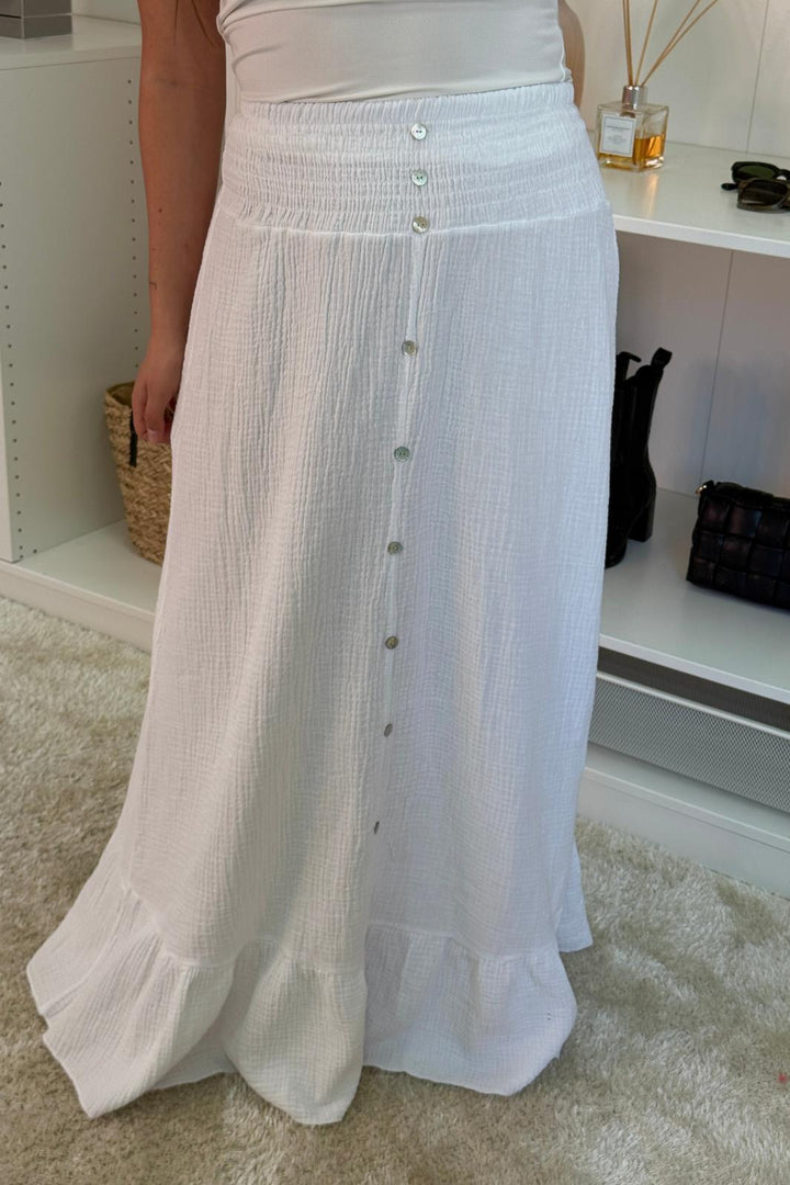 A-bee - Stine Skirt - White