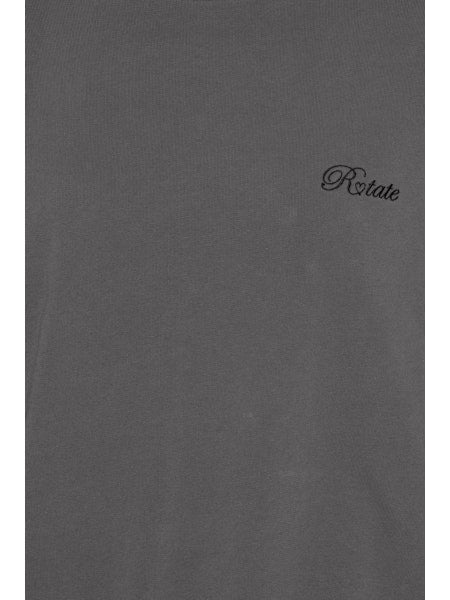 Rotate - Lacing Crewneck 1154681205 - 1205 Gray Pinstripe