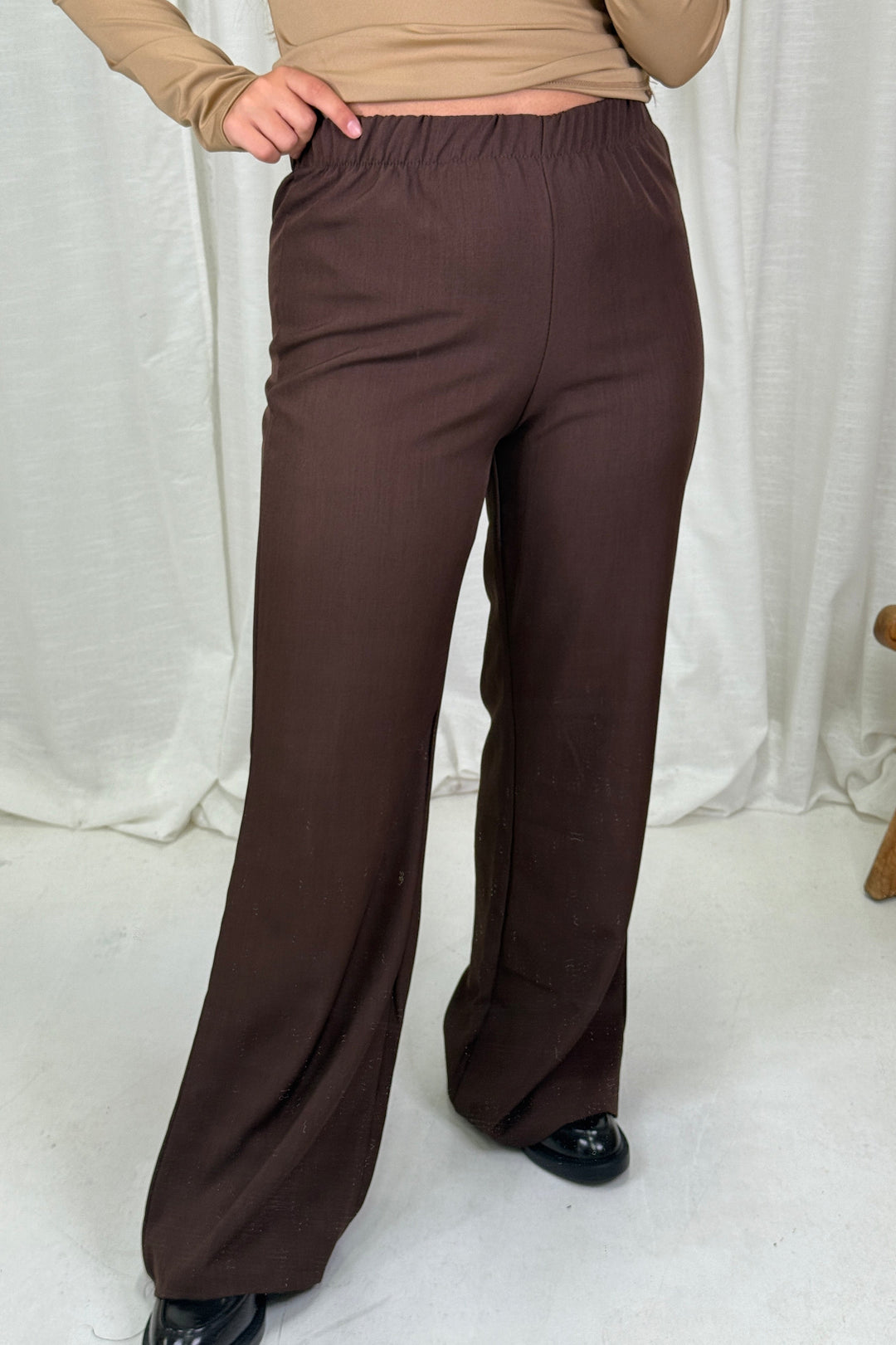 A-bee - Clarice Pants - Dark Maroon