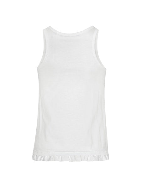 Rotate - Ruffle Hem Tank Top 115281400 - 400 Bright White