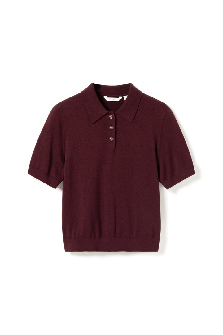 Noella - N-Maxine Ss Knit 14990003 - 150 - Burgundy
