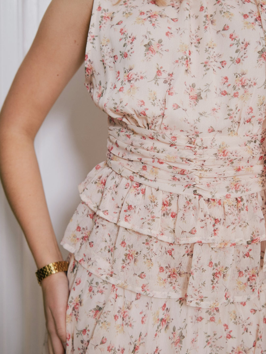 Neo Noir - Morris Meadow Printed Skirt 166447 - 122 - Creme