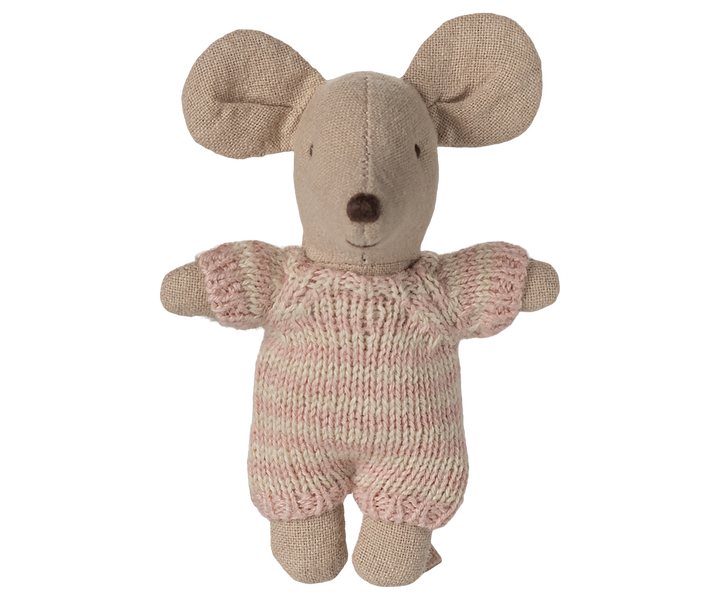 Maileg - Babymus I Babylift - Rosa - Baby Mouse