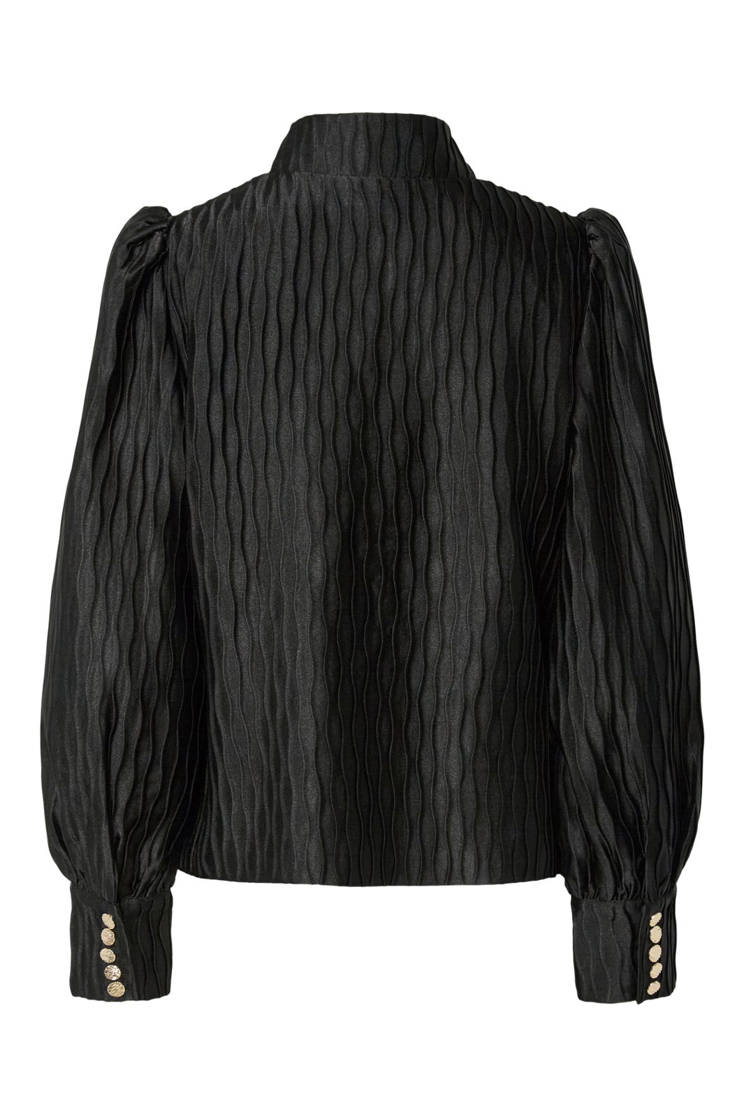 Y.A.S - Yasripple Ls Shirt - 4608468 Black