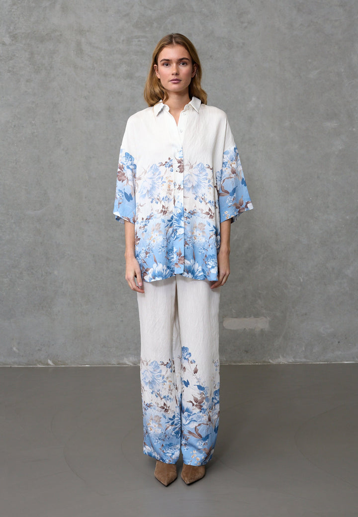 Love & Divine - Love207-44 19857 - 812 - Blue/Brown Flower