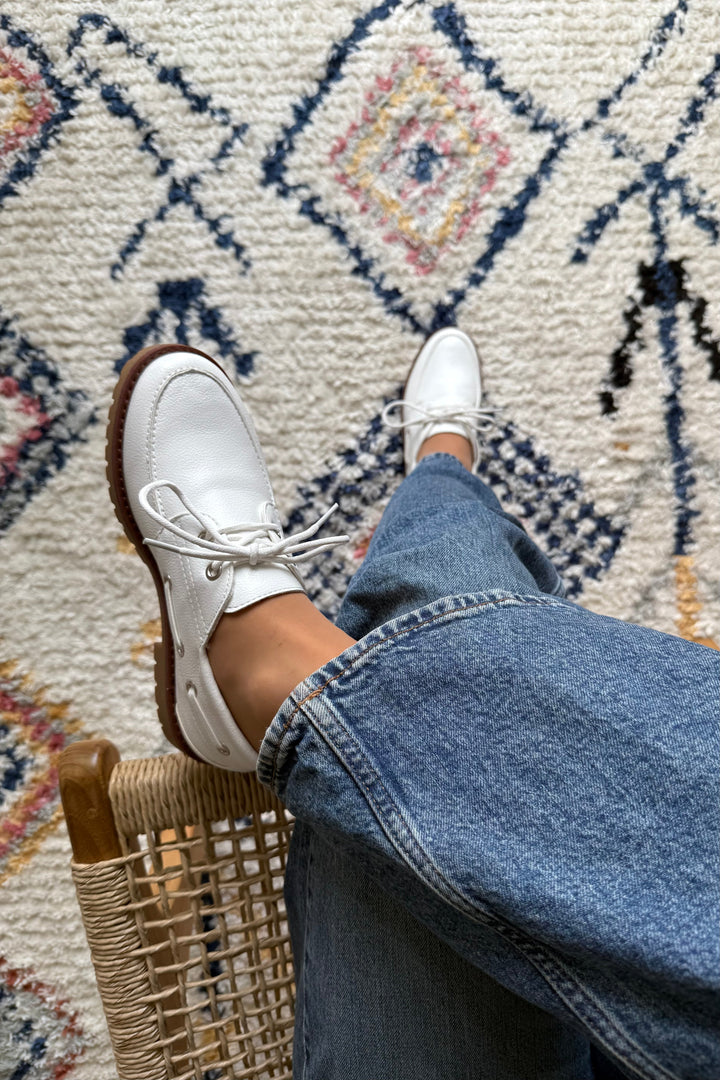 Bloom - Sunflower Loafer - White