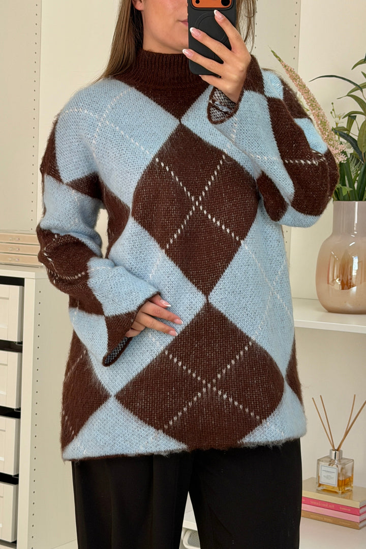 A-bee - Yamina Knit - Sky Blue