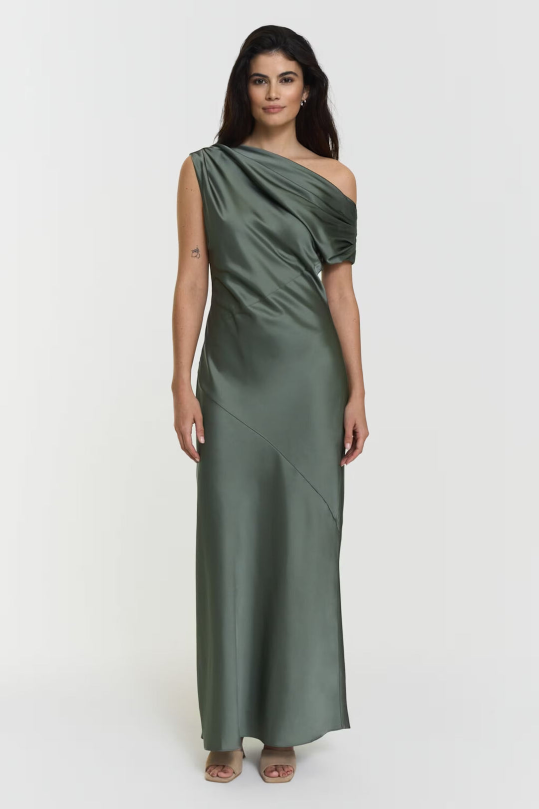 Twist & Tango - Ttvanessa Satin Dress - Agave Green