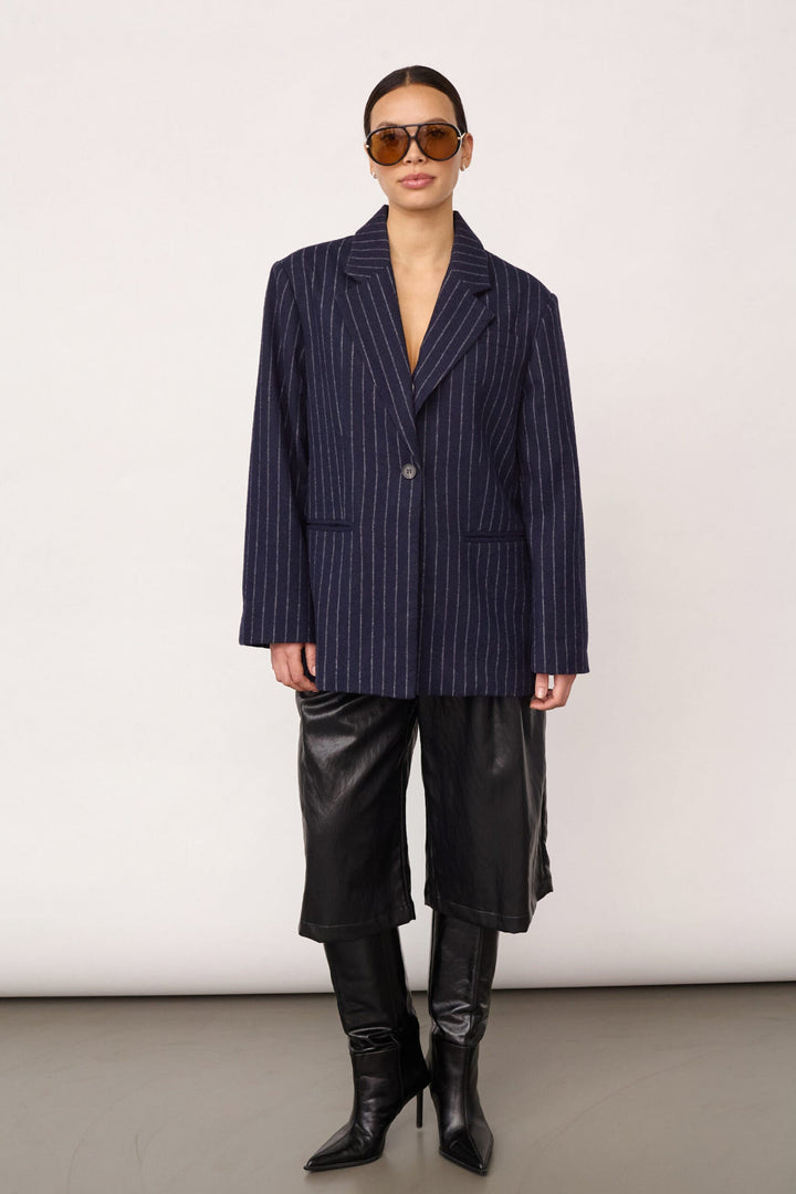 Co´Couture - Naidacc Pin Power Blazer 500133 - 40007 - Navy