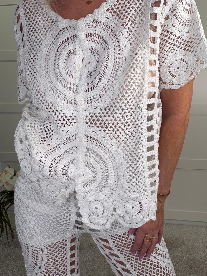 A-bee - Ayleen Blouse - White