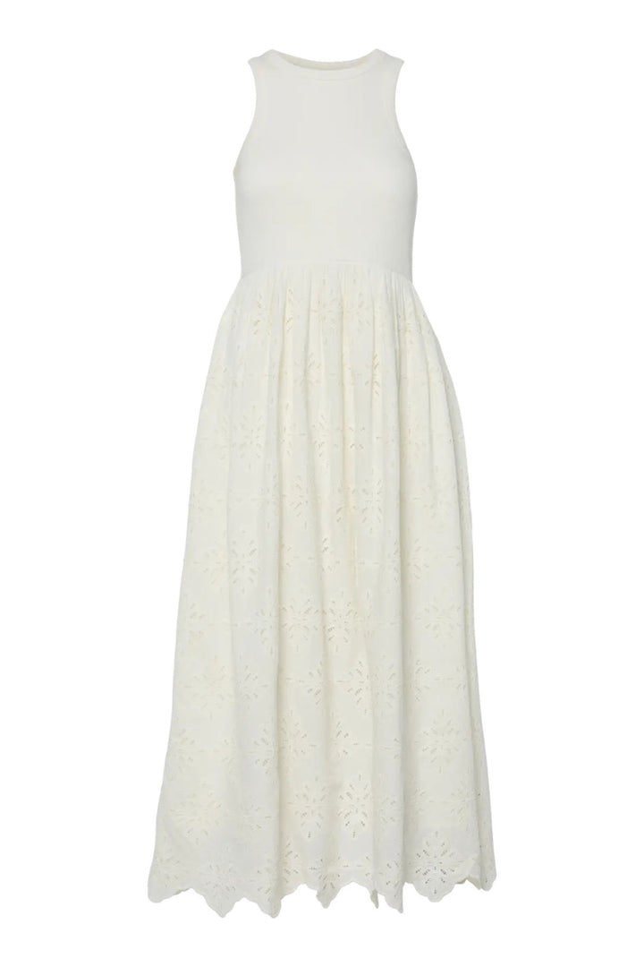 Y.A.S - Yasmiri Sl Long Embroidery Dress - 4849135 Star White