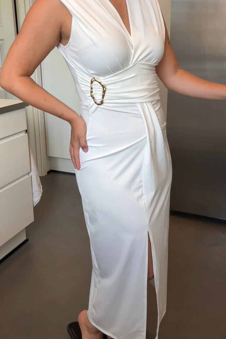 A-bee - Mirella Dress - White