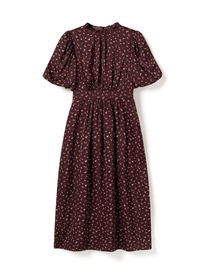 Noella - N-Ruth Dress 15900001 - 1472 - Dwyn Burgundy Print