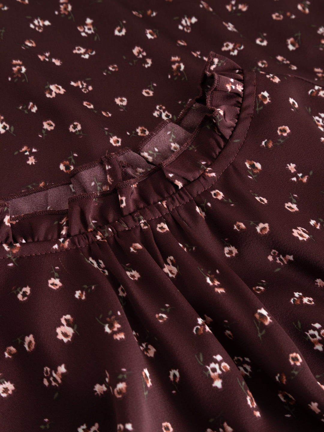 Noella - N-Ruth Dress 15900001 - 1472 - Dwyn Burgundy Print