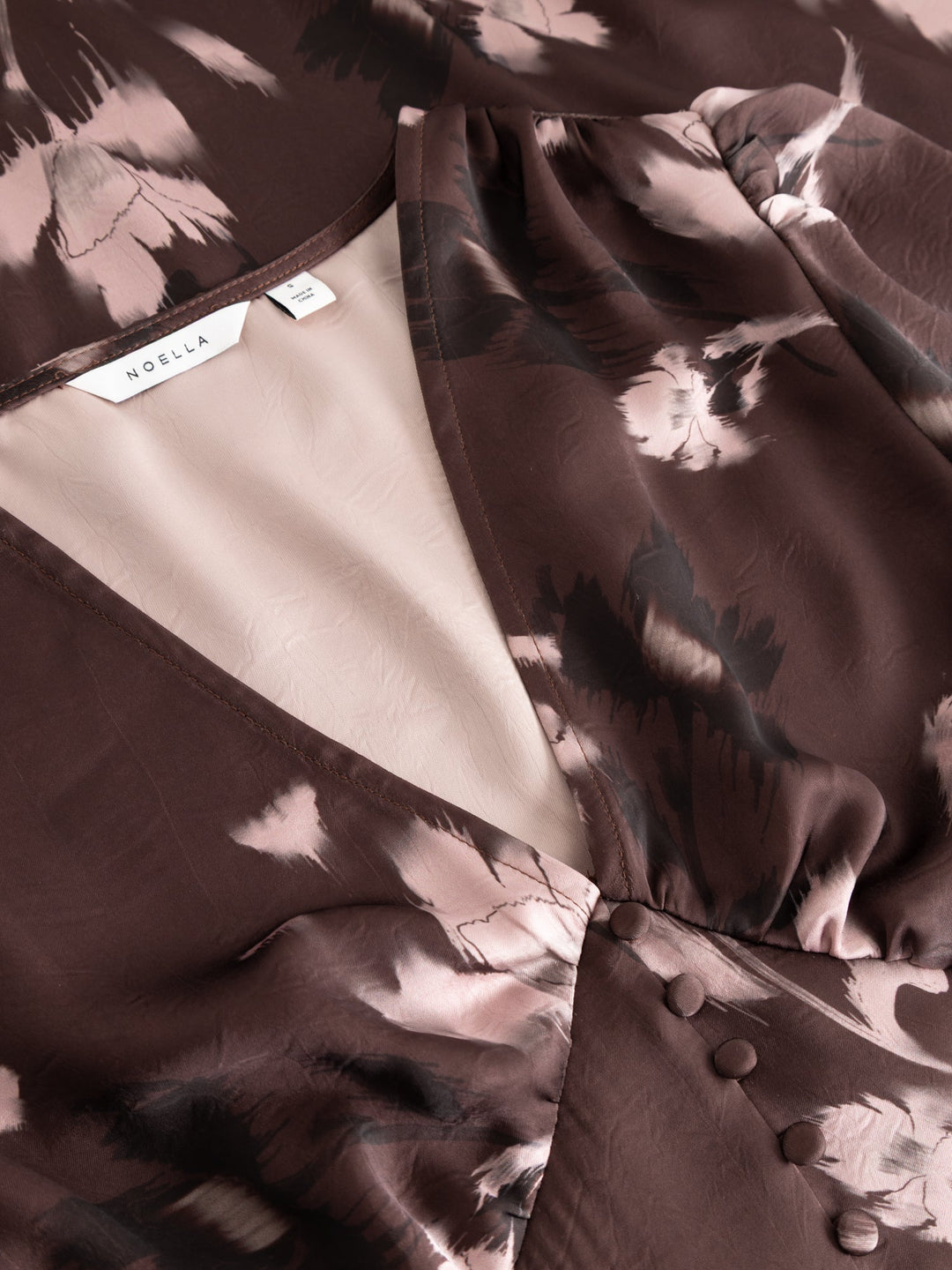 Noella - N-Lilith Dress 15910001 - 1473 - Dena Burgundy Print