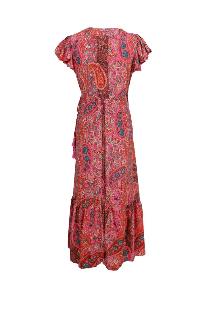 Black Colour - Bcluna Flared Wrap Dress 39151 - Scarlett Berry