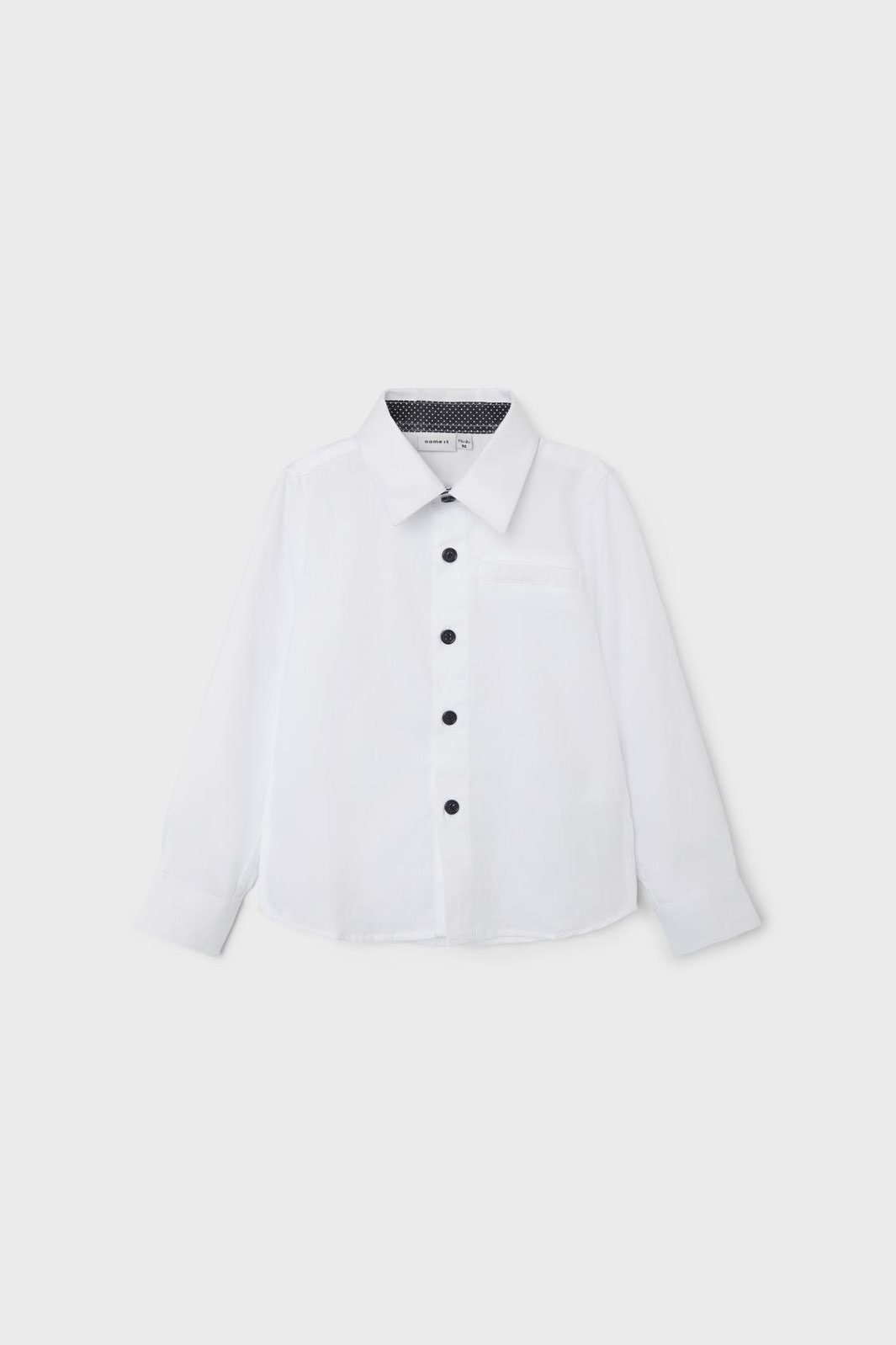 Name It - Nmmfeshirt Ls Shirt - 4145736 Bright White