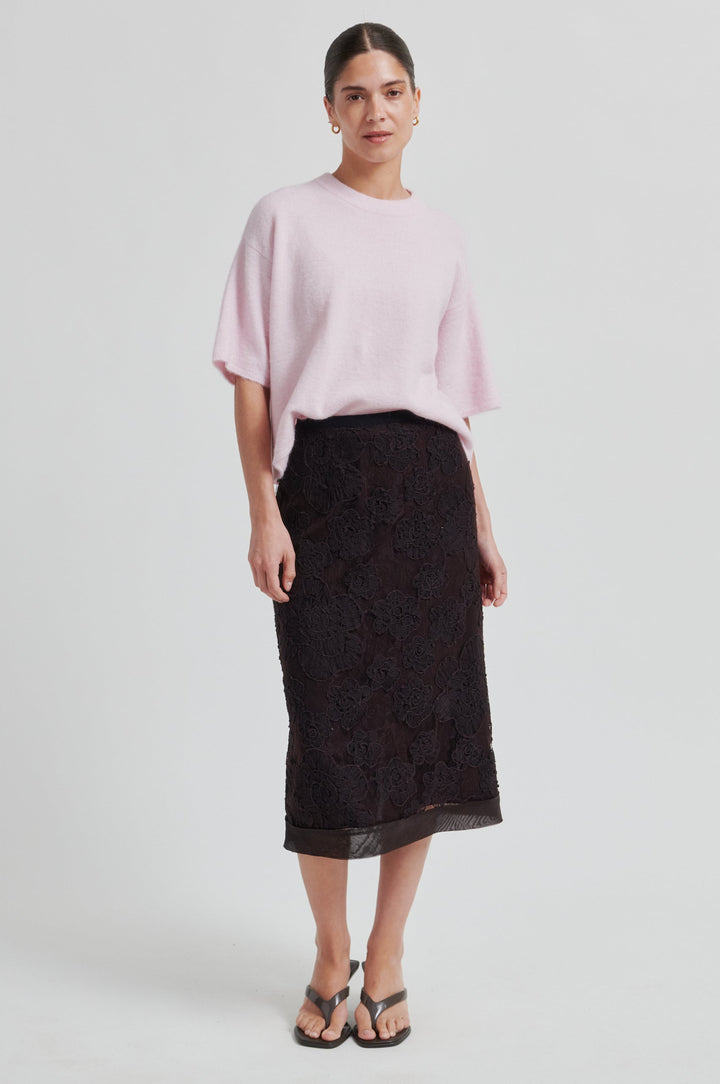 Second Female - Gabby Knit O-Neck 60543 - 9411 Pale Lilac